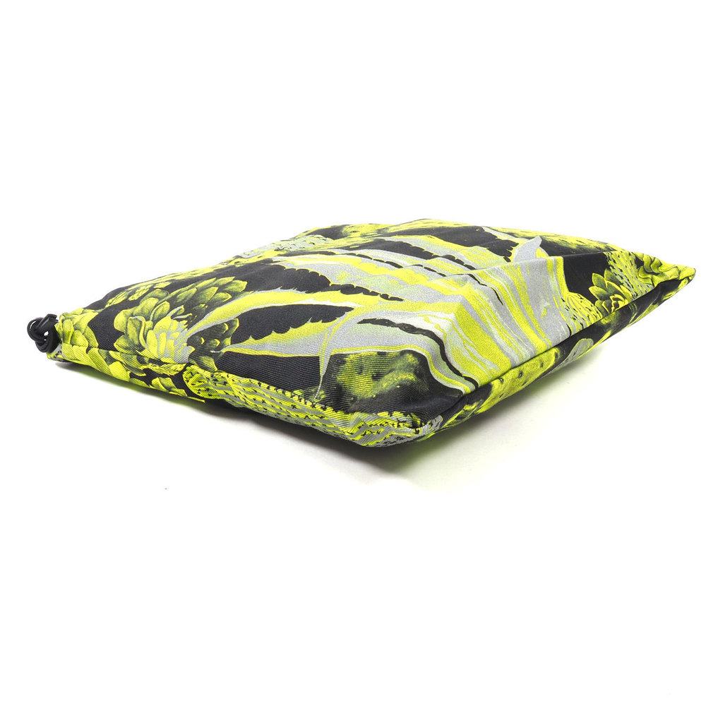 Loewe Drawstring Pouch Cactus Pattern Canvas Leat… - image 4